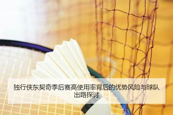独行侠东契奇季后赛高使用率背后的优势风险与球队出路探讨